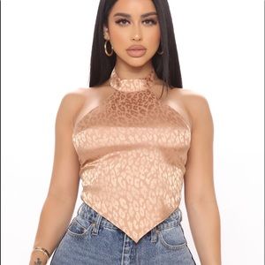 LIVING MY BEST LIFE SATIN TOP